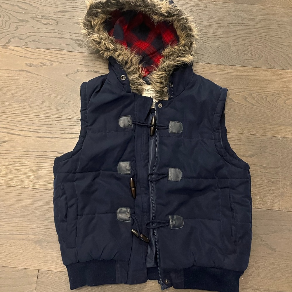 Atmosphere Boys / youth navy vest VGUC sz 12